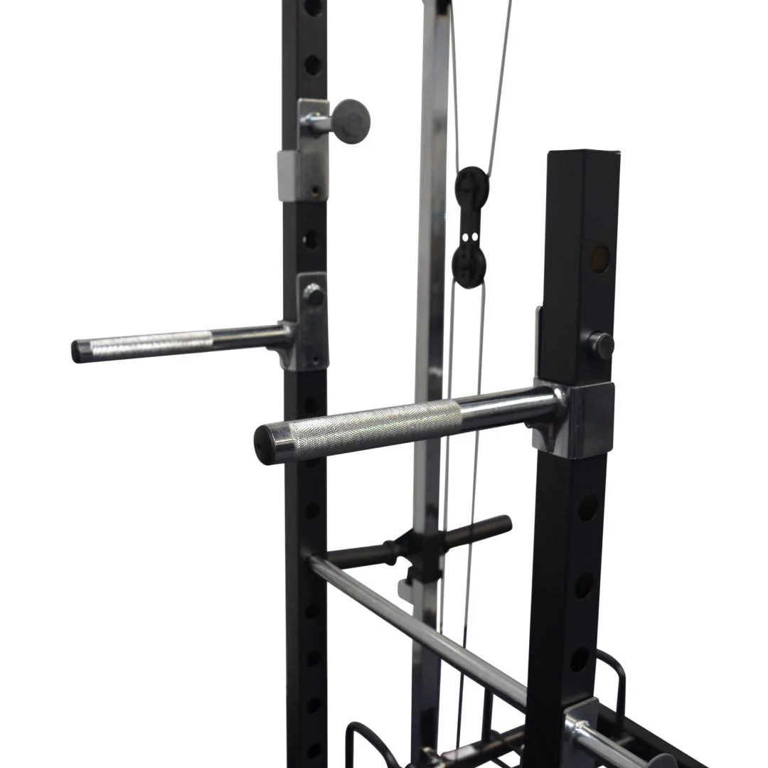 Impact Fitness Power Rack Strength Station with Bench & Weight Set - Image 4