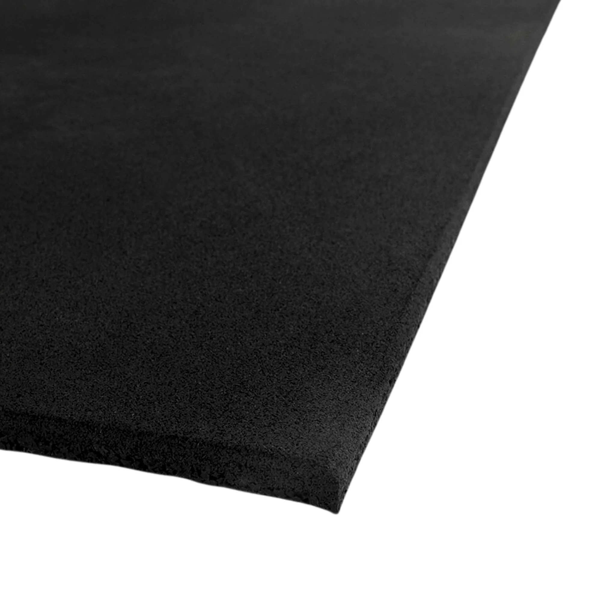 Heavy-Duty Black Rubber Gym Floor Tile - Image 3