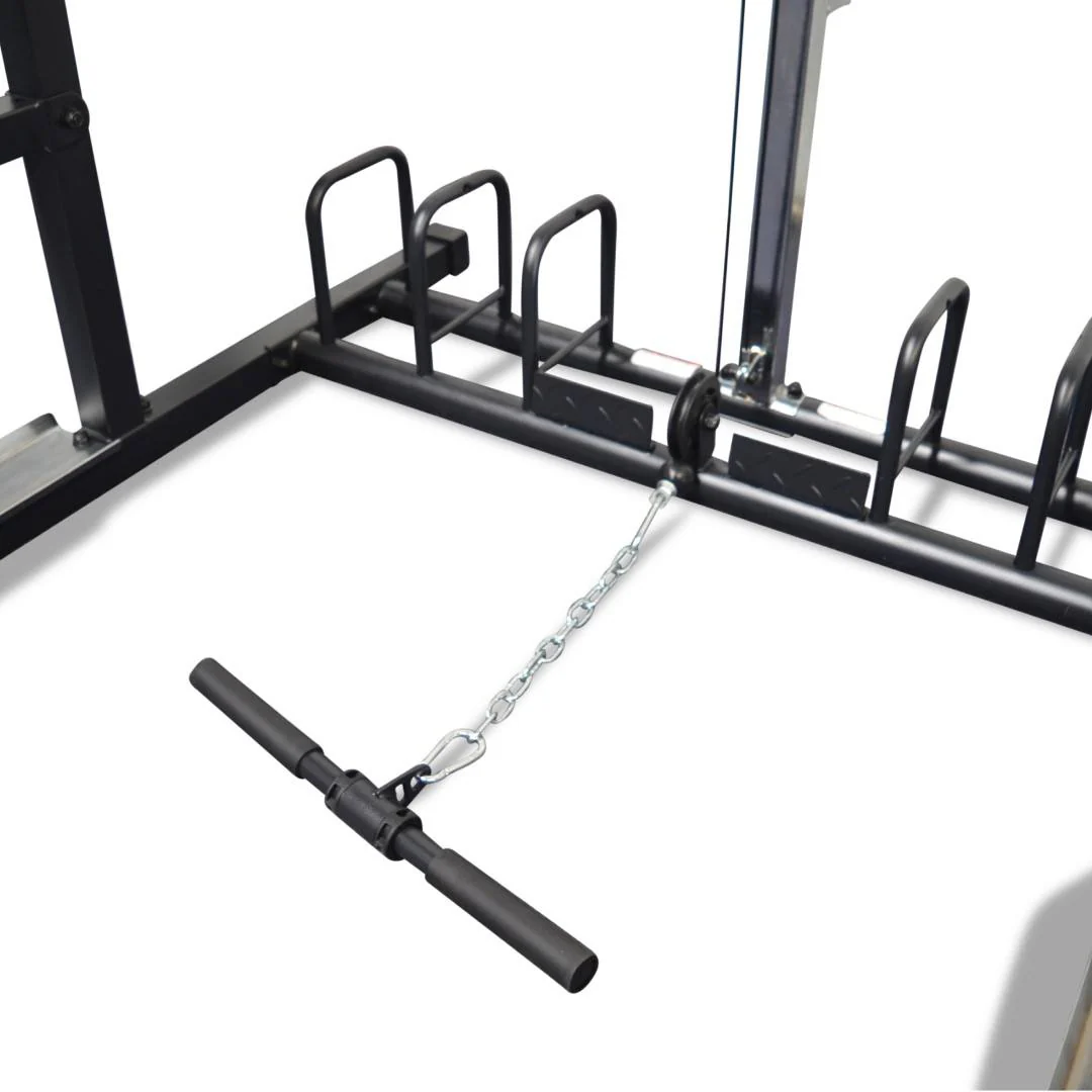 Squat Rack with Lat Pulldown, Seated Row & Attachments - Image 3