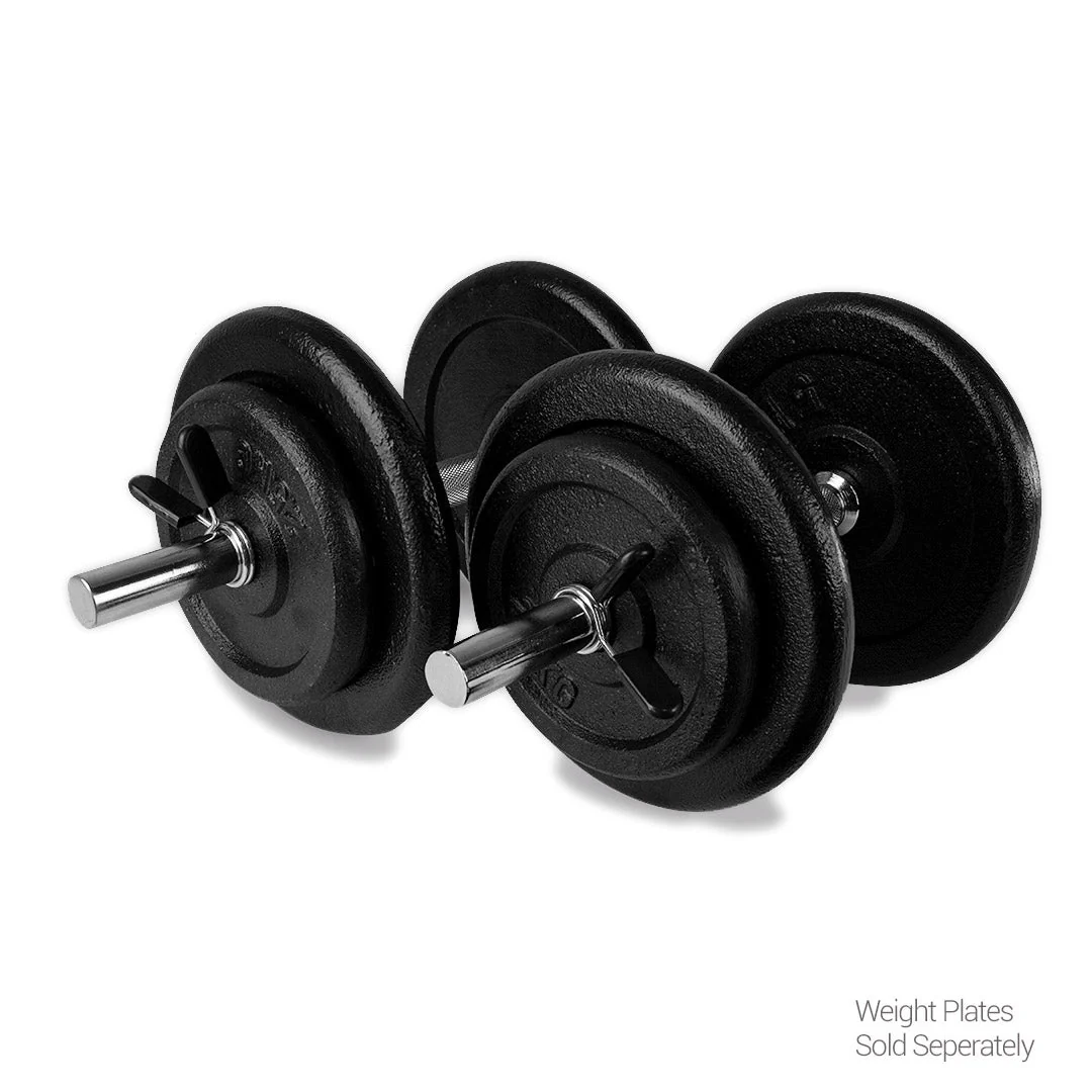 Heavy-Duty 42cm Dumbbells Pair with Quick-Release Collars - Image 4