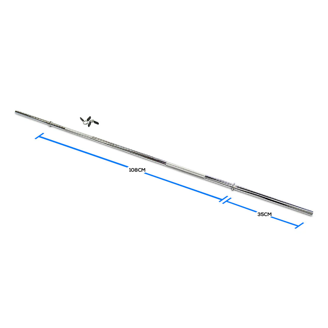 Standard Barbell 6ft / 1.8m with Spring Collars - Image 5