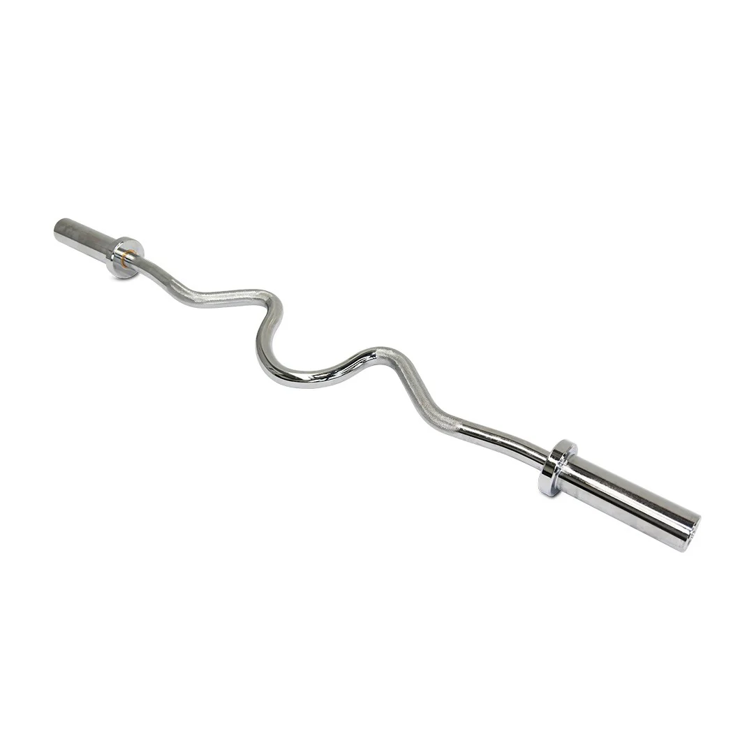 1.2m Olympic Super Curl Barbell - Image 5