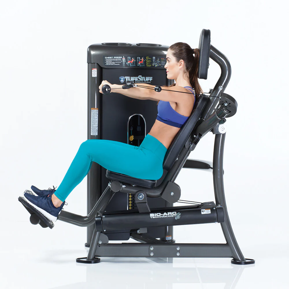 Tuff Stuff Commercial Chest Press Selectorized Bio-Arc Series - Image 3
