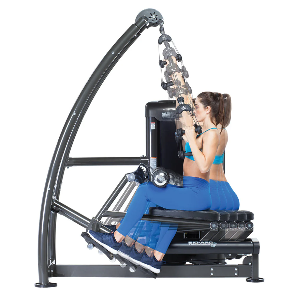 Tuff Stuff  Commercial Lat Pulldown Press Selectorized Bio-Arc Series - Image 4