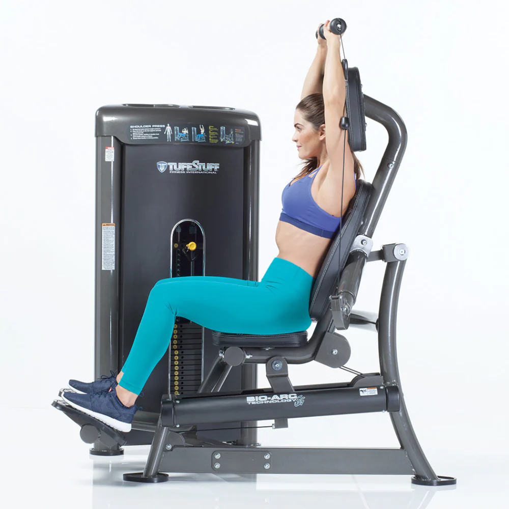 Tuff Stuff Commercial Shoulder Press Selectorized Bio-Arc Series - Image 3