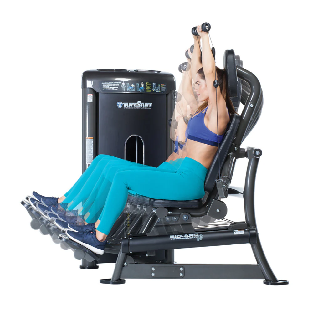 Tuff Stuff Commercial Shoulder Press Selectorized Bio-Arc Series - Image 4